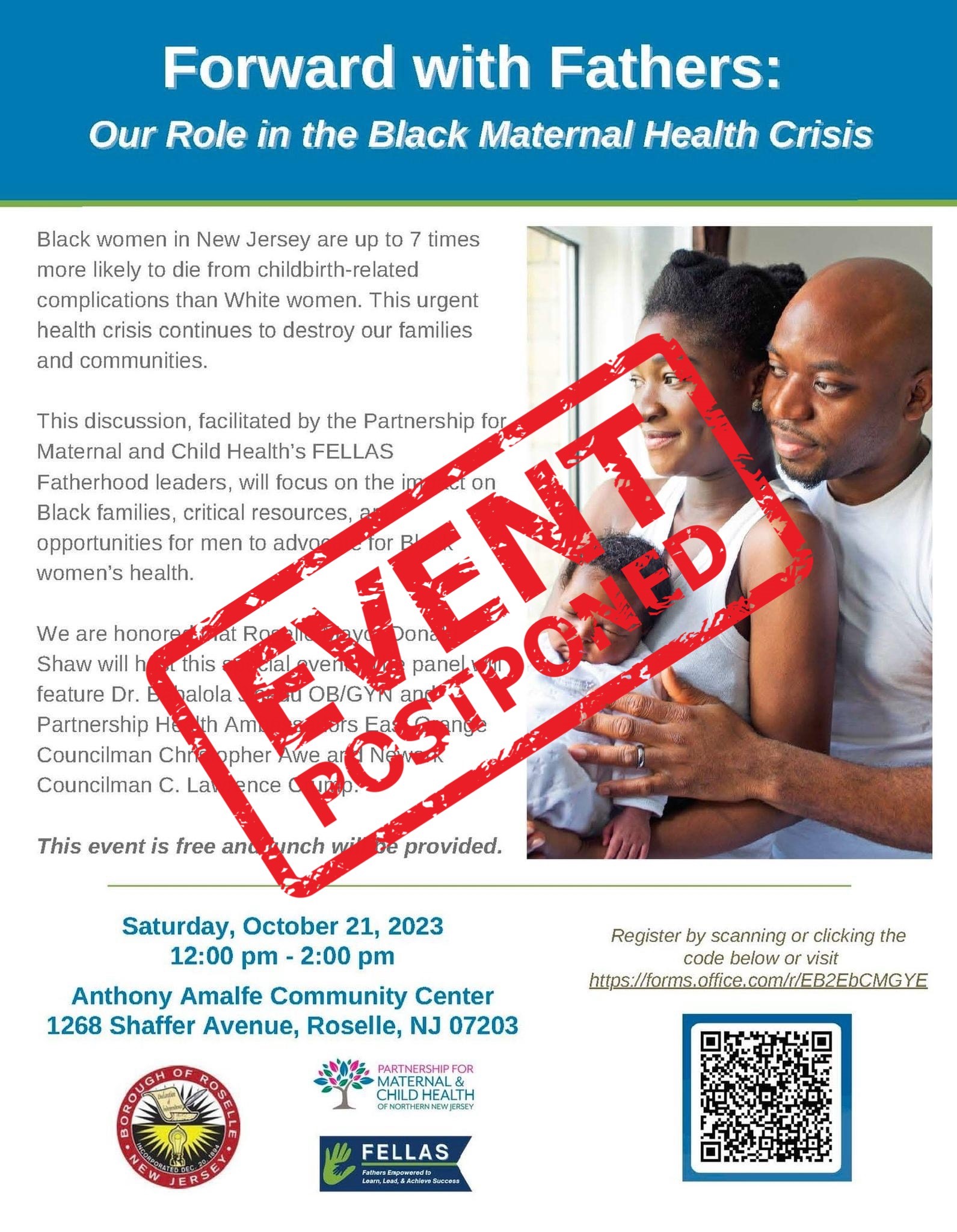 Men's Maternal Health Event (Postponed)